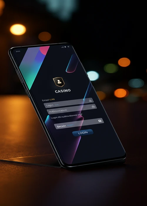 Gebruikersinterface van Casinozer inlogscherm met velden voor gebruikersnaam en wachtwoord, beveiligd met SSL-icoon